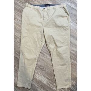 Tommy Hilfiger Beige Khaki Pants w/Belt Loops Pockets Women's Sz 18W